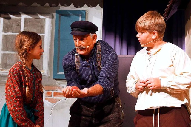 Siegfried Wacker in der  Rolle des alten Znderle  | Foto: Heidi Fel