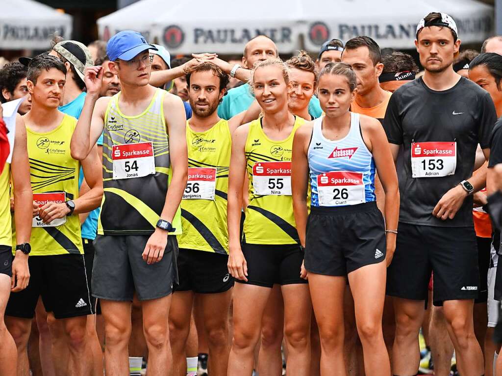 Vor dem Startschuss zum Hauptlauf, dem Emmendinger Zehner