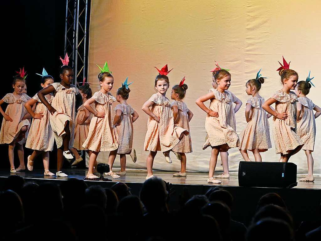 Mit einem eigens geschriebenen, japanischen Mrchen sorgte die Ballettschule Dance-Generation fr drei berauschende Tanztheater-Abende in der Belchenhalle Staufen.