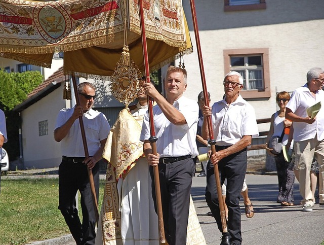 Am Sonntag, 16. Juli, wird der Eichsle...Jahr wieder mit einem weltlichen Teil.  | Foto: Petra Wunderle