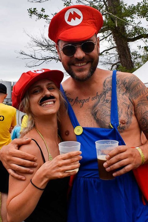 Nicht nur diese beiden Marios sind begeistert.  | Foto: Leony Stabla