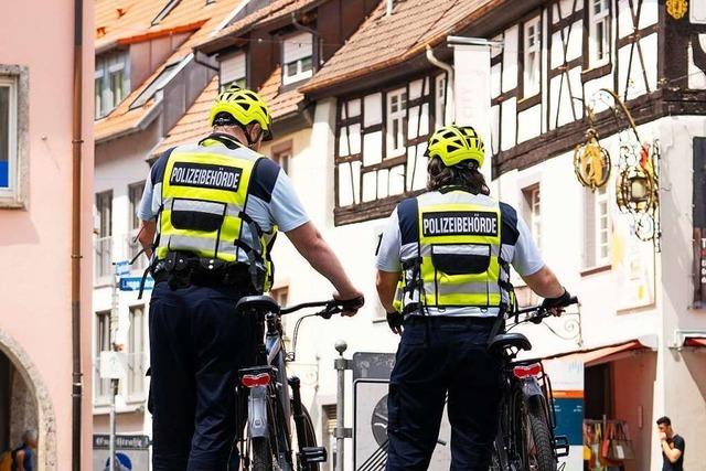 Mit dem Fahrrad auf Streife durch Waldkirch