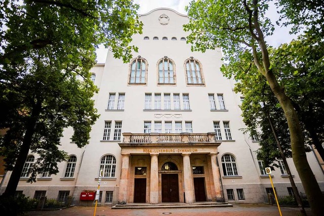 Das Rosa-Luxemburg-Gymnasium in Berlin  | Foto: Christoph Soeder (dpa)