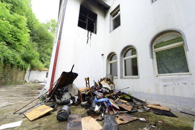 Ein Zimmerbrand hat die Obdachlosenunt...onnhaldenstrae 1 unbewohnbar gemacht.  | Foto: Ingo Schneider