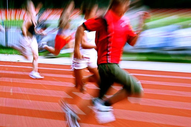 Ein Laufwettbewerb bei den Bundesjugendspielen. (Symbolbild)  | Foto: imago sportfotodienst GmbH