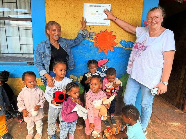 Ihr Hilfsprojekt fr sdafrikanische K...reis fr soziale Verantwortung&#8220;.  | Foto: Susanne Pfunder