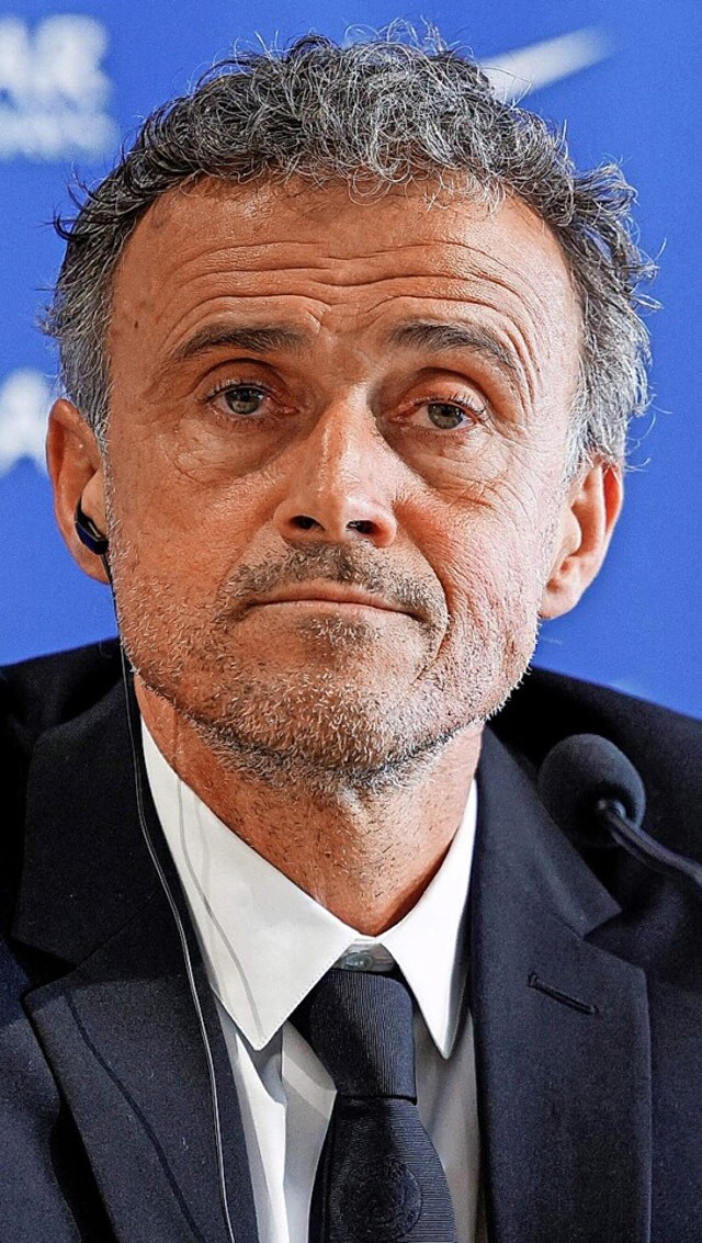 Der Spanier Luis Enrique hat einen neuen Trainerjob in Paris gefunden.  | Foto: GEOFFROY VAN DER HASSELT (AFP)