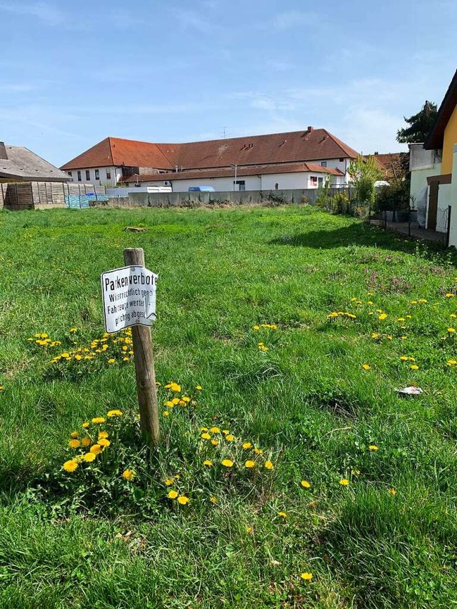 Der Bauplatz liegt hinter dem trkisch...achsen, jetzt geht&#8217;s um Details.  | Foto: Simone Hhl