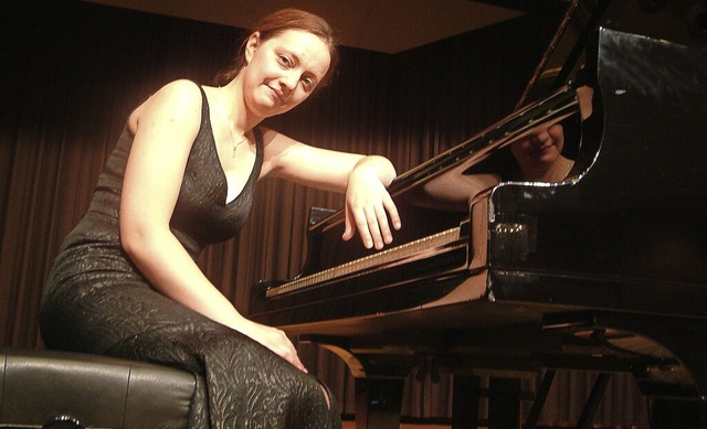 Die preisgekrnte Pianistin Varvara Ne...ad Sckinger Kammermusik-Abenden auf.   | Foto: Roswitha Frey
