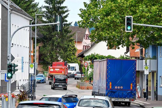 Auf der B415 soll Tempo 30 eingefhrt werden.  | Foto: Endrik Baublies