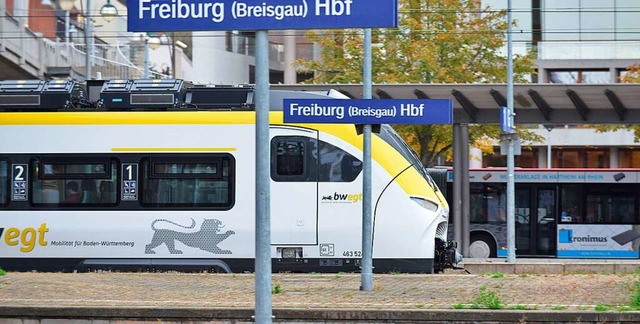 Die Pnktlichkeit der Breisgau-S-Bahn ...latz, wie vertraglich vereinbart ist.   | Foto: Michael Bamberger