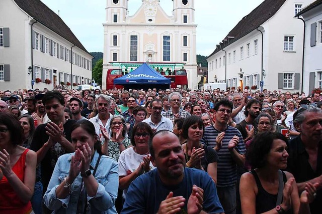 Zahlreich strmten die Besucher beim S...l 2019 auf den Domplatz von Arlesheim.  | Foto: Barbara Ruda