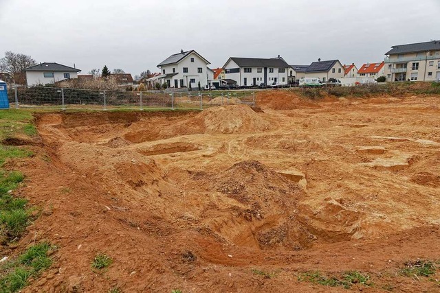 Einer Mondlandschaft glich dieses Baug...recke nach  archologischen Grabungen.  | Foto: Martin Wendel