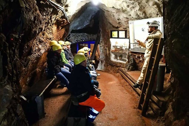 Glck auf! Im Bergwerk gibt es spannende Dinge zu entdecken.  | Foto: Markus Kiefer