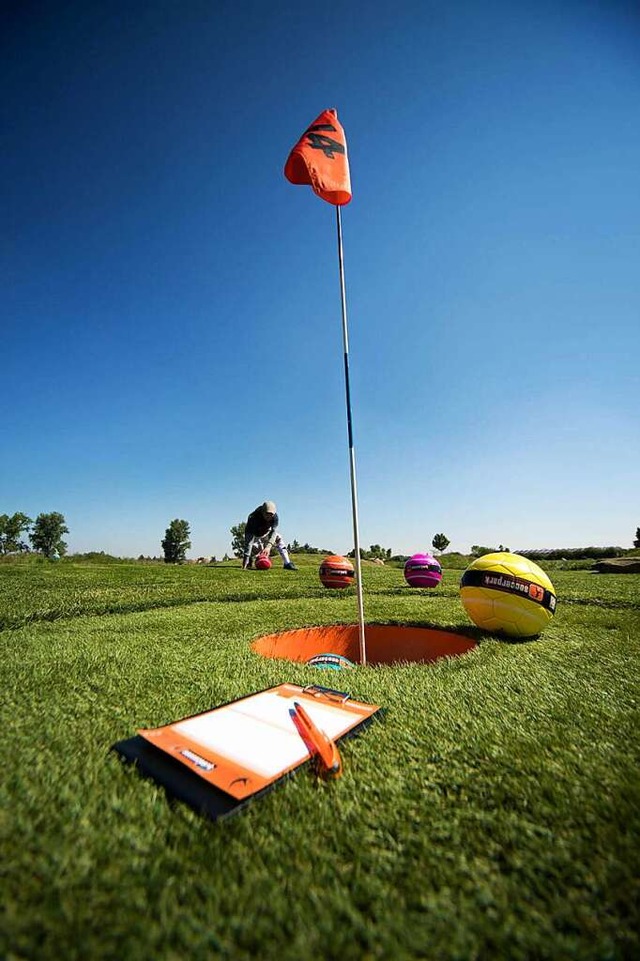 Kreative Kombination: Fuball und Golf  | Foto: Soccerpark Ortenau