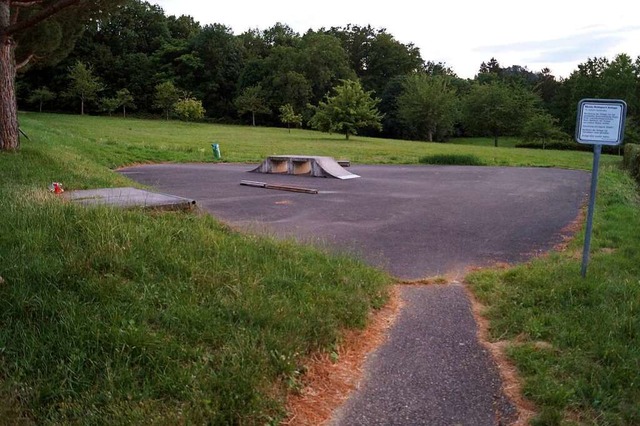 Der sprliche Ist-Zustand der Skateanlage in Badenweiler  | Foto: Silke Hartenstein