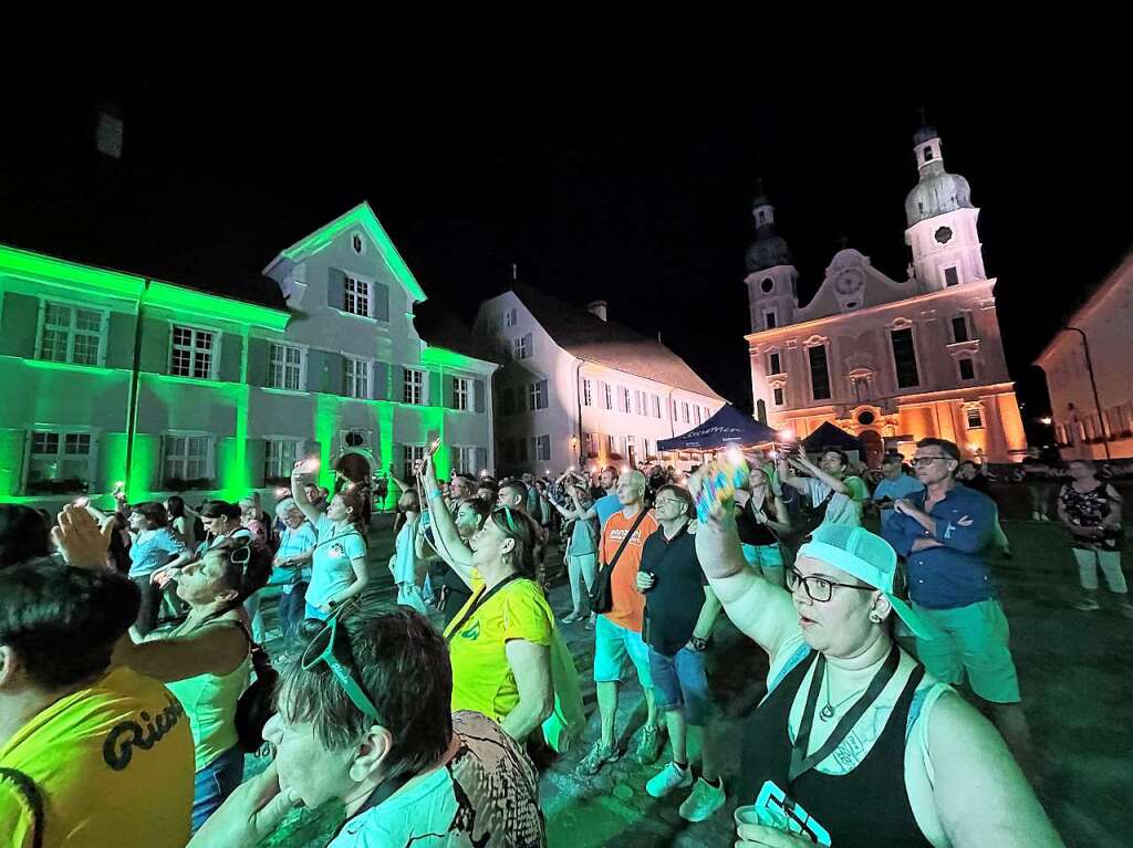 Impressionen vom Stimmenkonzert mit To Athena und Luca Hnni auf dem Domplatz in Arlesheim