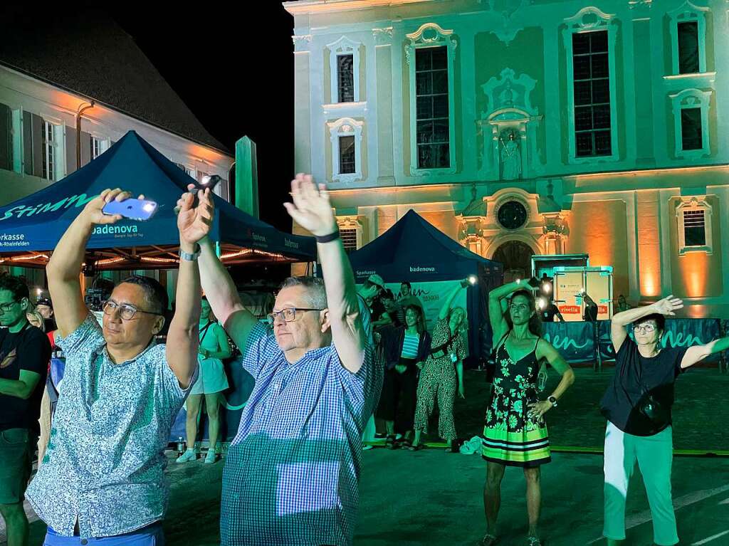 Impressionen vom Stimmenkonzert mit To Athena und Luca Hnni auf dem Domplatz in Arlesheim