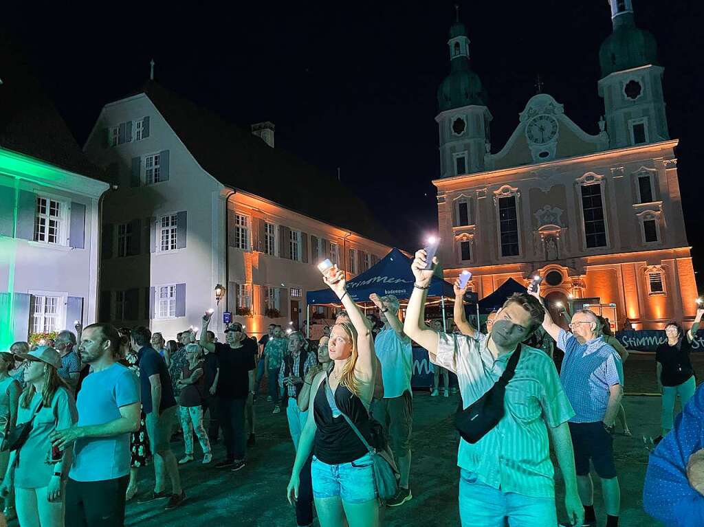 Impressionen vom Stimmenkonzert mit To Athena und Luca Hnni auf dem Domplatz in Arlesheim