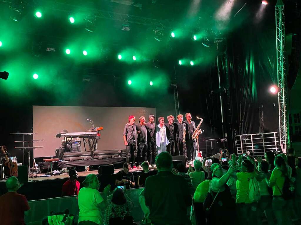 Impressionen vom Stimmenkonzert mit To Athena und Luca Hnni auf dem Domplatz in Arlesheim