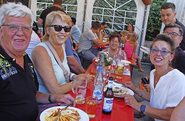 Das Meisler Dorffest ist eine Erfolgsgeschichte. Die Besucher  fhlen sich wohl.  | Foto: Petra Wunderle