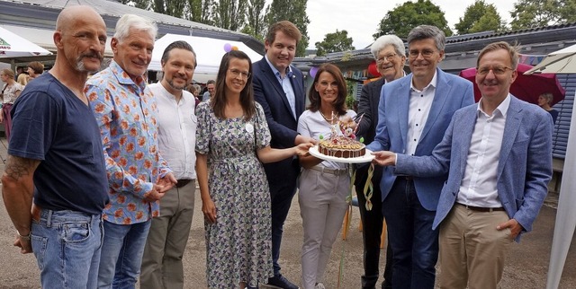 Freude ber 30 Jahre Wutach-Schule in ...Frank beim Sommerfest der Wutachschule  | Foto: Ursula Freudig