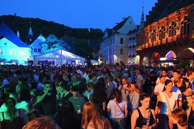 Fotos: Ein toller Sommerabend auf dem Freiburger Weinfest