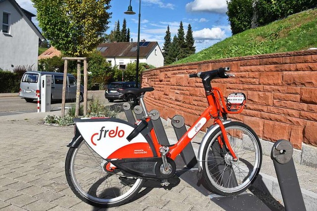 Einige Gemeinden &#8211; wie hier Gund...am Freiburger Fahrradleihsystem Frelo.  | Foto: Sebastian Krger