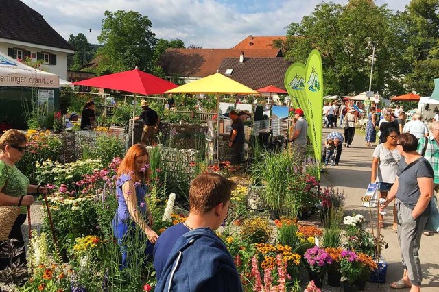 Lassen Sie sich durch blhende Pflanzen und Gartendekorationen inspirieren.  | Foto: Veranstalter