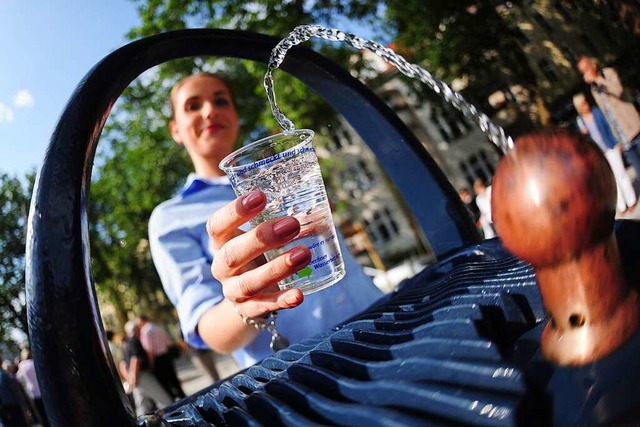 Dass aus Brunnen getrunken werden kann, ist in Basel lngst normal (Symbolfoto).  | Foto: Michael Hanschke