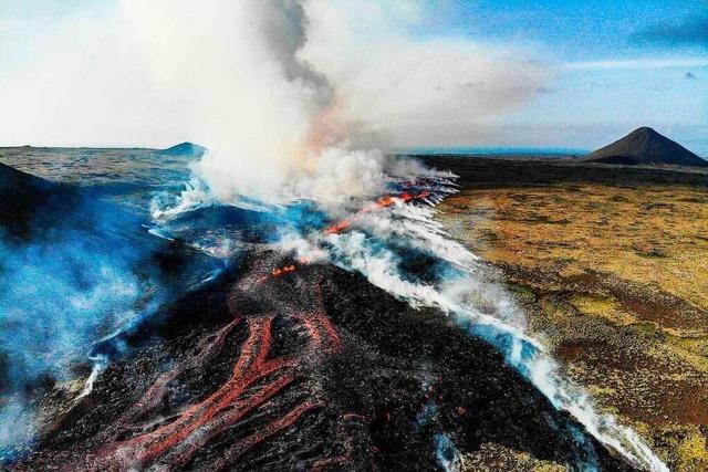 Island erlebt dritten Vulkanausbruch binnen drei Jahren – und bleibt gelassen
