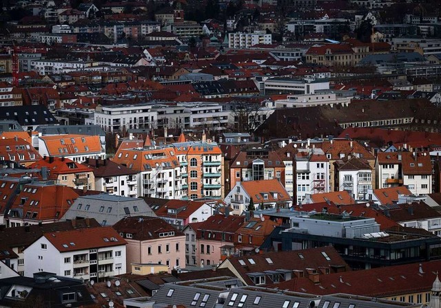 Daten von Immoscout24 und Immowelt zuf... sehen ist die Stuttgarter Innenstadt.  | Foto: Marijan Murat (dpa)