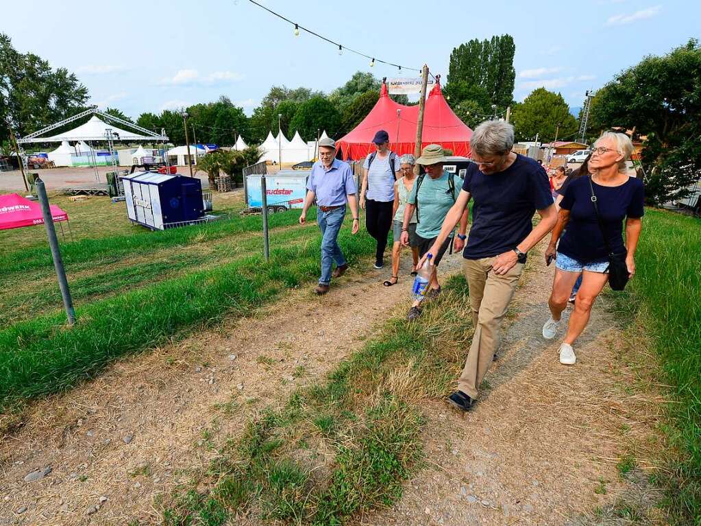 Seit 40 Jahren gibt es das ZMF bereits. Wie es vor den Auftritten backstage zugeht, erfuhren Leserinnen und Leser von ZMF-Geschftsfhrer Dieter Pfaff bei einer BZ-Hautnah-Veranstaltung.