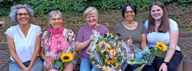 Dozentenehrungen bei der Volkshochschu...und  VHS-Mitarbeiterin Lorena Brigante  | Foto: Volkshochschule Wehr