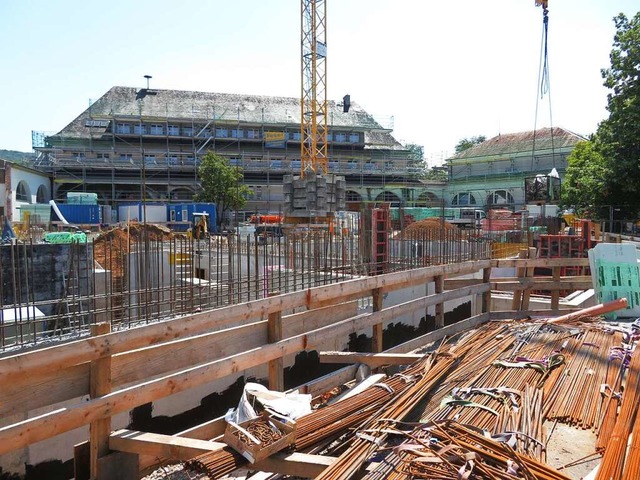 Die Arbeiten an der Fridolinschule, ih...rden teurer als kalkuliert worden war.  | Foto: Peter Gerigk