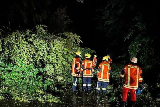 Feuerwehren im Kreis Emmendingen zu 130 Unwetter-Einstzen gerufen