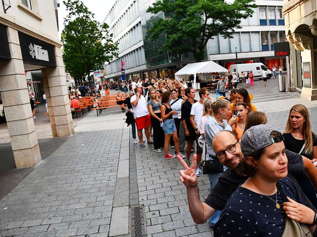 Das erste Marktplatzkonzert bei 