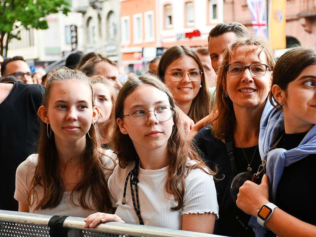 Das erste Marktplatzkonzert bei 