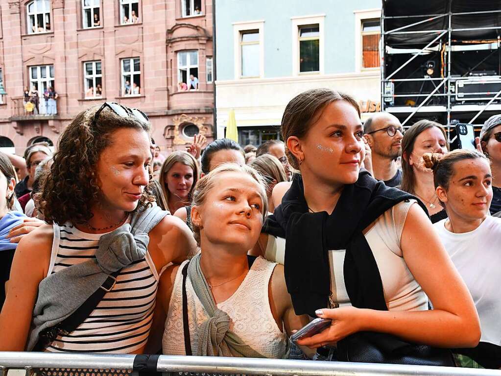 Das erste Marktplatzkonzert bei 