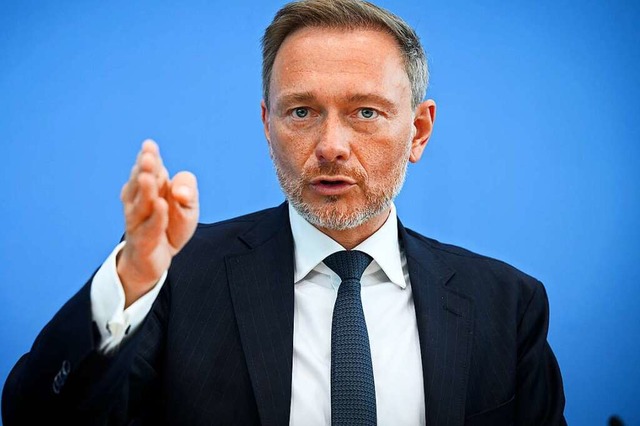 Bundesfinanzminister Christian Lindner (FDP)  | Foto: Bernd von Jutrczenka (dpa)