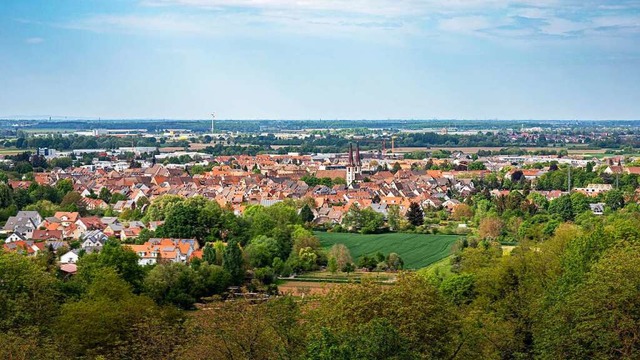 Blick von Sdosten auf die Kenzinger Innenstadt  | Foto: Hans-Jrgen van Akkeren