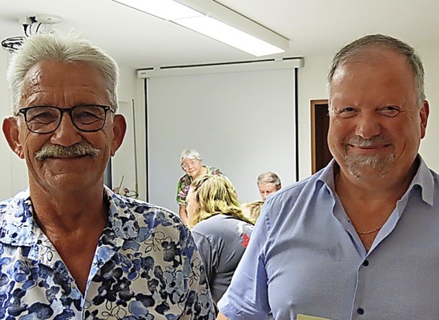 Wolfgang Pache und Thomas Bche  | Foto: Gerd Leutenecker