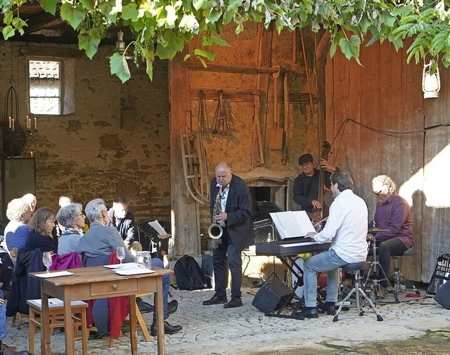 Feine Jazzklnge in entspannter Garten...zept von &#8222;Jazz in Grten&#8220;.  | Foto: Stephanie Rieber