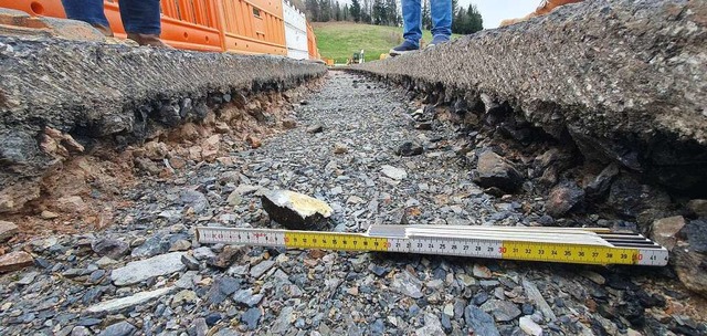 Das Frsgut bei der Breitbandbaustelle in Schlechtbach ist PAK-belastet.  | Foto: Andr Hnig