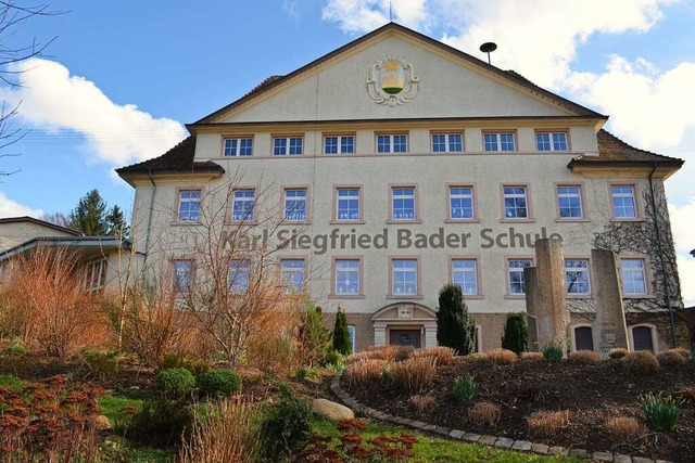 Die Karl-Friedrich-Bader-Schule soll Ganztagsschule werden.  | Foto: Nikolaus Bayer