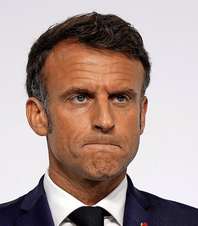 Frankreichs Prsident Emmanuel Macron  | Foto: Lewis Joly (dpa)