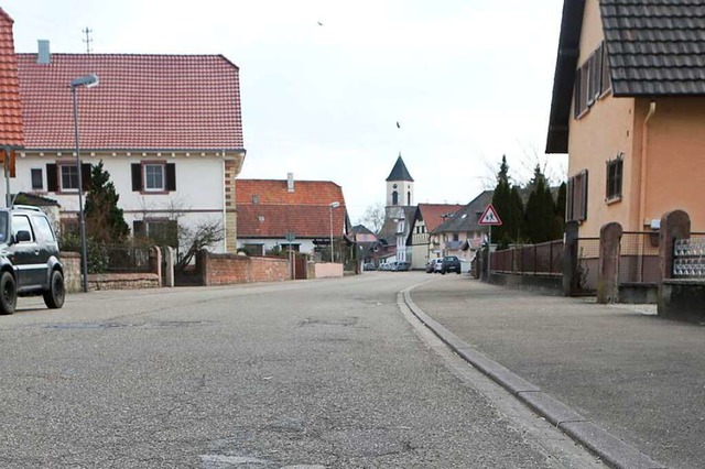 Die Rheinstrae in Ichenheim  | Foto: Christoph Breithaupt