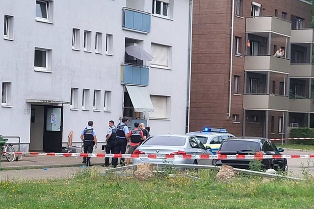 Der Eingang des Hauses im Kanadaring, wo sich die Messerstecherei ereignet hat.  | Foto: Karl Kovacs