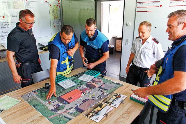 Planspiel-Lehrgang  fr Fhrungskrfte...mmendingen im Gertehaus in Kenzingen.  | Foto: Ruth Seitz