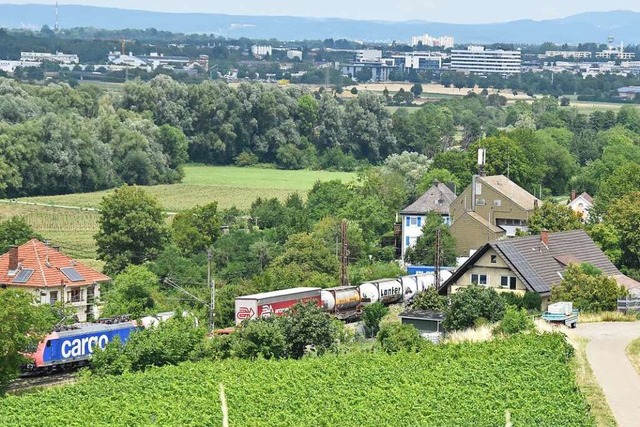 Wo heute noch Huser stehen, will die ...ie Kritik an den Plnen der Bahn gro.  | Foto: Sophia Hesser